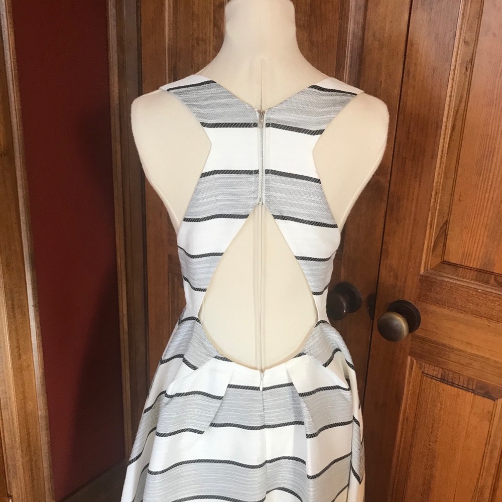 HOST PICK! NWOT. Gray/ White Dress - Picture 6 of 16